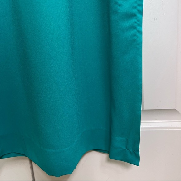 JCrew Womens Racerback Maxi Dress in Emerald Green, Size 0 - Picture 6 of 12